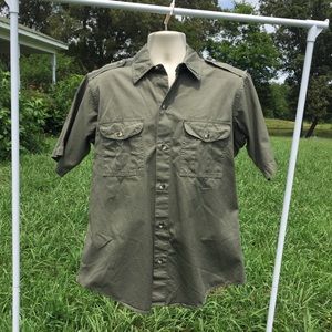 Vintage C.C. Filson Hunting Safari Shirt Sz 44